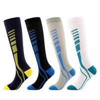 Chaussettes de compression sportives en stock, respirantes, élastiques, unisexes, pour la course à pied, le fitness et le quotidien