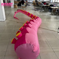 Tentacules de pieuvre gonflables roses, décorations de fête, animaux gonflables en forme de tentacules de pieuvre