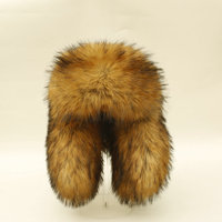 Impermeable a prueba de viento Ushanka Trooper sombrero invierno cálido grueso trampero sombrero con forro de piel sintética para caza y esquí