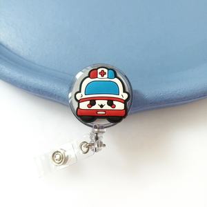 Porte-badge rétractable en PVC de la série médicale pour infirmières - Product Image 4