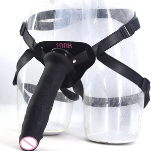 FAAK Women's Strap-on Realistic <b>Dildo</b> Pants for Women Strapon <b>Dildos</b> With Rings Women Strapon Harness Belt Couple Sex Toys - Product Image 1