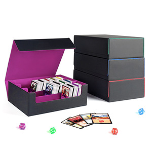 Caja de Cartas de Juego Personalizada de Material PU para Almacenamiento de Cartas Coleccionables y Tablero de Juego para <span class=keywords><strong>Tarot</strong></span>, MTG, Pokémon, TCG, Yugioh - Product Image 5