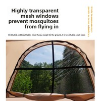 Tente de camping gonflable d'extérieur imperméable pour glamping