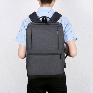 Sac à dos pour ordinateur portable intelligent personnalisé, vente chaude 2025, mode, homme d'affaires, voyage, sac à dos avec port de charge USB - Product Image 2