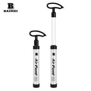 เครื่องสูบลมแบบพกพาขนาดเล็ก สีเงิน ทำจากอลูมิเนียมอัลลอยด์ สำหรับฟุตบอล บาสเกตบอล วอลเลย์บอล และอุปกรณ์ในครัวเรือน - Product Image 5