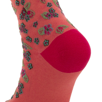 Jacquard Design Floral 3D Fleur Couple Chaussettes Haute Qualité Coton Tricot Séchage Rapide Impression Numérique pour Printemps Crew Anti-Bactérien