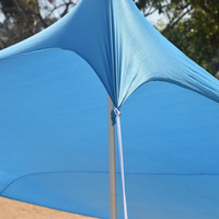 UPF 50 + lumière parasol Pop up plage Lycra tente plage auvent tente pare-soleil abri