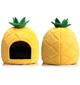 Nest Sleeping <strong>Bed</strong> Pineapple Shape Puppy House for Pets Small <strong>Dogs</strong> Cozy <strong>Bed</strong> Warm Cat <strong>Cave</strong> - Product Image 3