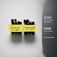 Transformateur haute fréquence EE1910, transformateur de puissance Flyback à noyau, enroulement en cuivre pour adaptateur USB PD, pilote LED
