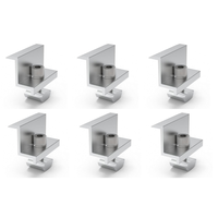 UISOLAR Penjepit Pemasangan Panel Surya Grosir 28mm 30mm 35mm Penjepit Antar Panel Surya Penjepit Ujung Aluminium Penjepit Tengah Panel Surya