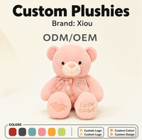 Jouets en peluche personnalisés OEM, animaux en peluche doux, peluches mignonnes Kawaii pour enfants, cadeau d'anniversaire pour tout-petits, vente en gros