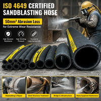Tuyau de sablage certifié ISO 4649 50mm3, résistance à l'abrasion pour une résistance extrême à l'usure