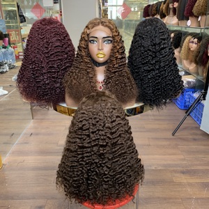 High Quality Burmese Curly Wig in 5X5 100 Human Hair Vibrant Blonde Tones Dense Bouncy Curls Modern Wear - Product Image 5