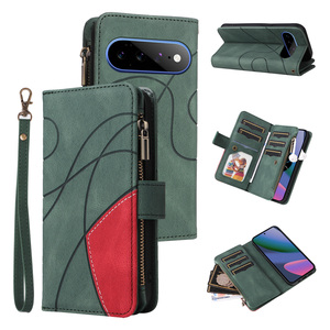 Étui portefeuille à rabat avec 9 emplacements pour cartes pour Google Pixel 10A/9A/11 <span class=keywords><strong>Pro</strong></span> XL, étui de protection pour cartes de crédit pour Sony <span class=keywords><strong>Xperia</strong></span> 1VIII - Product Image 5