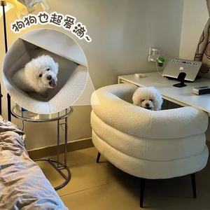 Factory Wholesale Modern <b>Sherpa</b> Sofa <b>Chair</b> for Bedroom Dining Living Room-Customizable Size & Color BOBO Leisure - Product Image 4