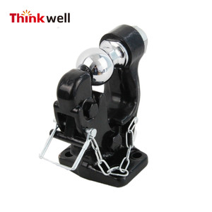 Thinkwell 7000 LBS <span class=keywords><strong>Crochet</strong></span> d'<span class=keywords><strong>attelage</strong></span> Attaches de remorque Combinaison de récepteurs <span class=keywords><strong>Attelage</strong></span> à billes de 2 pouces - Product Image 2