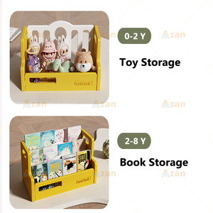 Meuble de rangement personnalisable pour <span class=keywords><strong>livres</strong></span> <span class=keywords><strong>d</strong></span>'enfants, avec barrière de sécurité épaissie anti-basculement, organisateur de coin lecture pour enfants, pour achat en gros - Product Image 3