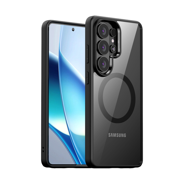 For Samsung Galaxy S26 Ultra Phone Case Magnetic Clear Case High Transparent Back Cell Phone Case for Samsung S26 Plus