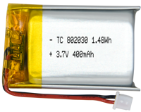 Baterai Lipo baterai kecil 3.7v 400mAh baterai polimer Lithium 802030 untuk perangkat pintar Speaker