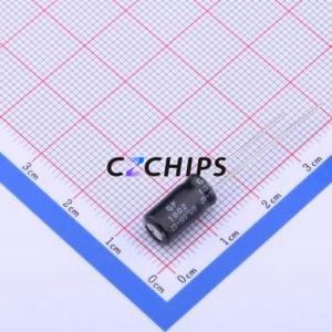 Condensador Electrolítico de Aluminio de Montaje Pasante GF2G010ME110A00CE0, D6.3xL11mm 1uF 20% 400V 2.5mm - Product Image 2