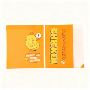 Bolsas de Papel Kraft Biodegradables, Resistentes a la Grasa, de Grado Alimenticio, para Empacar Pollo Frito con Harina de Trigo - Product Image 2