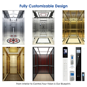 Ascensore Panoramico <span class=keywords><strong>Esterno</strong></span> FUJICL con Struttura in Acciaio Inox, Azionamento AC <span class=keywords><strong>per</strong></span> Modernizzazione e Accessibilità di Ville - Product Image 3
