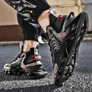 Scarpe da corsa antiscivolo personalizzate da uomo alla moda in gomma per uso autunnale e invernale - Product Image 3