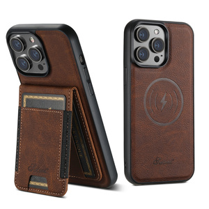<span class=keywords><strong>Custodia</strong></span> per telefono portafoglio magnetico Stand Cover posteriore <span class=keywords><strong>custodia</strong></span> <span class=keywords><strong>in</strong></span> <span class=keywords><strong>pelle</strong></span> per <span class=keywords><strong>Apple</strong></span> iPhone 17 16 12 13 14 15 Pro con magnete - Product Image 3