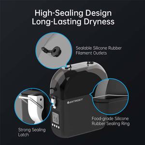 Boîte de rangement et de séchage pour imprimante 3D Antinsky FilaBox D100, compatibilité étendue, conception hautement hermétique pour une sécheresse durable, PLA, nouveau - Product Image 5