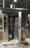 Industriële Roterende Oven Voor Bakkerij Hot Air 32 Trays Diesel Rotary Brood Oven Apparatuur Voor Verkoop