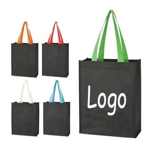 Promotional Eco-Friendly Non-Woven Die Cut Handle Gift <b>Bag</b> for Shopping <b>Tote</b> <b>Bag</b> Colorful Handle with Logo Advertising Gift <b>Bag</b> - Product Image 1