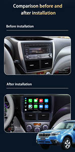 เครื่องเสียงรถยนต์ระบบแอนดรอยด์พร้อมหน้าจอสัมผัสและไวไฟสำหรับระบบนำทาง GE-GPS Subaru Forester <span class=keywords><strong>3</strong></span> SH & Impreza GH - Product Image 3