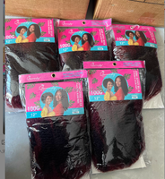 Capelli Sintetici Afro Kinky Ricci Morbidi da 12 Pollici, 100g, per Trecce e Extension, Vendita all'Ingrosso a Prezzi Convenienti