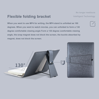Pantalla A5 Publicidad Reproductor MP4 Smart Diary Notebook Powerbank Agenda con controlador USB Producto LCD Video 7 pulgadas
