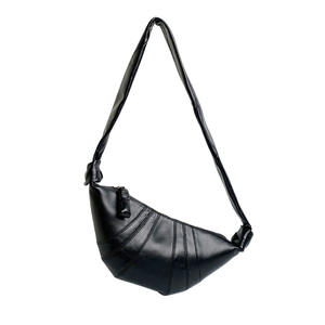 Sac à bandoulière croissant rétro 2026, sac à main en PU avec doublure en polyester, fermeture éclair, tendance pour femmes - Product Image 6