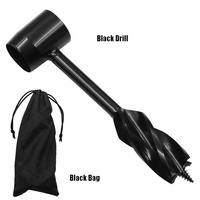 Tarière manuelle Outil de survie Tarière manuelle Perceuse à bois Scotch Eye Bushcraft Outil de survie pour le camping en plein air