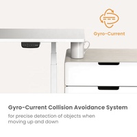 Cadre de table de bureau ergonomique réglable en hauteur avec commande de mémoire, double moteur électrique, pour position assise ou debout