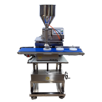 Machine de remplissage automatique quantitative en acier inoxydable ZD2OOE-A, équipement pour l'industrie alimentaire, pour la superposition de gâteaux et le détail de la surface