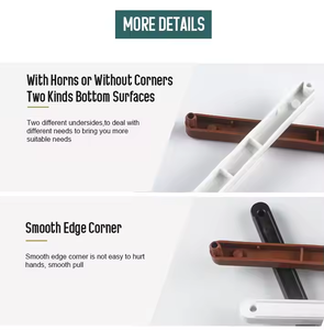 <strong>Plastic</strong> <strong>Drawer</strong> <strong>Runners</strong> with Screws - Durable <strong>Drawer</strong> Track Guides for Smooth Sliding - Product Image 3