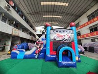 Structure gonflable de sport pour fêtes : Football, Baseball, Basketball, Château gonflable, Toboggan gonflable combiné