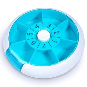 <b>7</b> Compartment Small Pill Box Plastic Capsule Case for Vitamins and <b>Tablets</b> - Product Image 1