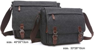 Sac messager pour <span class=keywords><strong>homme</strong></span> personnalisé de haute qualité, style rétro, en toile, <span class=keywords><strong>sacoche</strong></span> décontractée, porte-documents, plusieurs compartiments, pour l'université, les voyages, le quotidien - Product Image 3