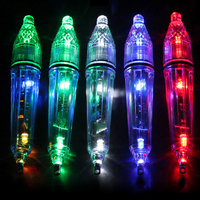 Lampe de pêche sous-marine LED miniature 5 couleurs 12/17cm, lampe flash pour appâts de poisson et de calmar