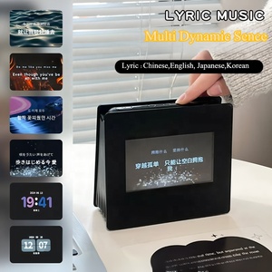 Vendita calda LyricFlow testi Floating BT Speaker Smart Clock con paesaggio sonoro naturale per Home Office o campeggio-alimentato a batteria - Product Image 2