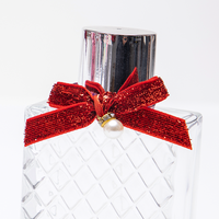 Ruban en velours personnalisé, rubans cadeaux, nœuds en ruban avec attache torsadée, nœuds personnalisés pour décoration de Noël