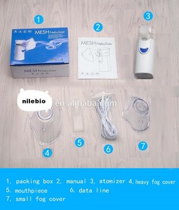 Nebulizador ultrasónico portátil aprobado por CE, vaporizador de Medicina de inhalación silenciosa de energía eléctrica - Product Image 6