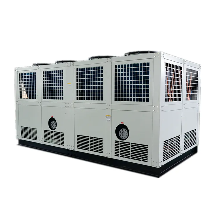 40TR 60TR 80TR Cold Water Cooling System Chiller Machine Air Cooled Screw Chiller For Industrial Cooling Process