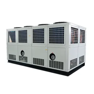 Industrial Water Cooled Chiller Manufacturer 40TR 60TR 80TR Cold Water Cooling System Chiller Machine Air Cooled Screw Chiller For Industrial Cooling Process