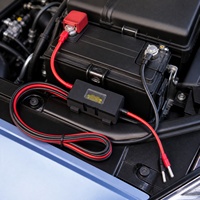 Support de fusible en ligne avec câble, borne annulaire vers borne à broches, câble d'alimentation de batterie en cuivre pur, pour amplificateur audio de voiture, fusible protégé, OEM personnalisé