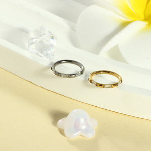 Piercing de Nariz de Aleación de Titanio G23 con Incrustaciones de Zirconia, Joyería Corporal, Gancho de Oreja para Mujer, Versátil, Venta Individual - Product Image 5